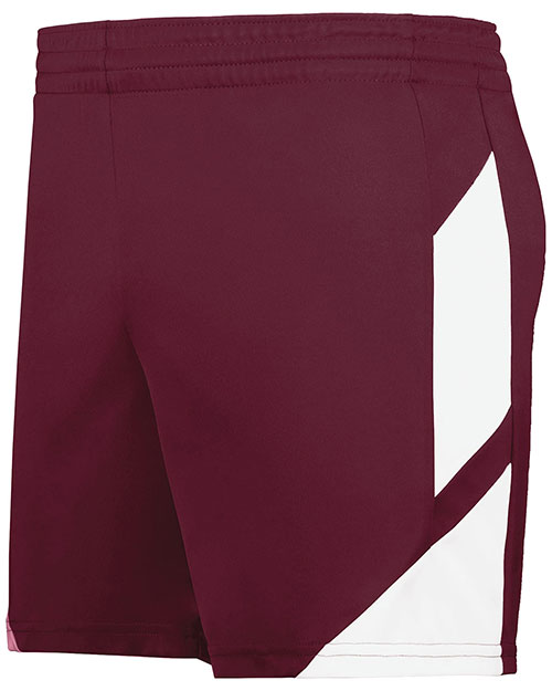 Augusta Sportswear 1738 Ladies Step-Back Modern Fit Basketball Shorts at GotApparel