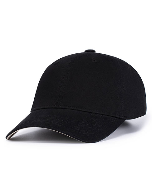 Augusta 220C Brushed Cotton Twill Hook-And-Loop Adjustable Cap at GotApparel