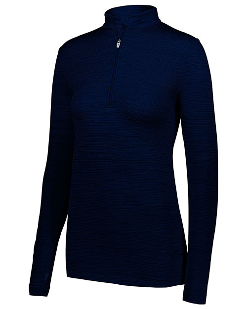 Augusta 222757 Women Ladies Striated 1/2 Zip Pullover at GotApparel