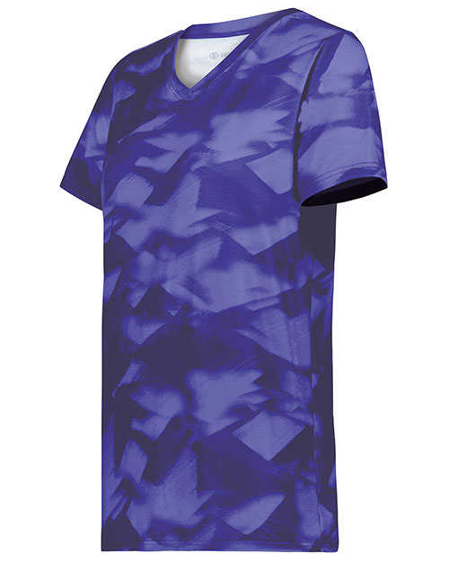 Augusta 222796 Women Stock Cotton-Toucha Poly Tee at GotApparel
