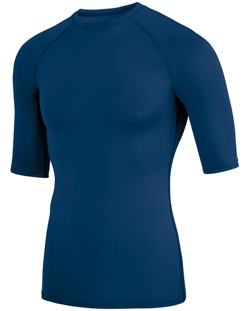 Augusta 2606 Men Hyperform Compression Half Sleeve Shirt at GotApparel