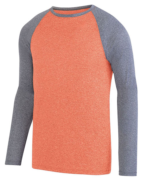 Augusta 2815 Men Kinergy Two Color Long Sleeve Raglan Tee at GotApparel