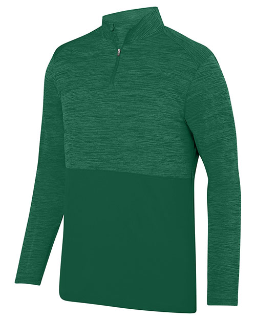 Augusta Sportswear 2908 Shadow Tonal Heather 1/4 Zip Pullover at GotApparel