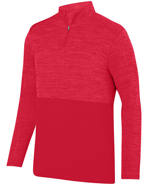 Augusta Sportswear 2908 Shadow Tonal Heather 1/4 Zip Pullover at GotApparel