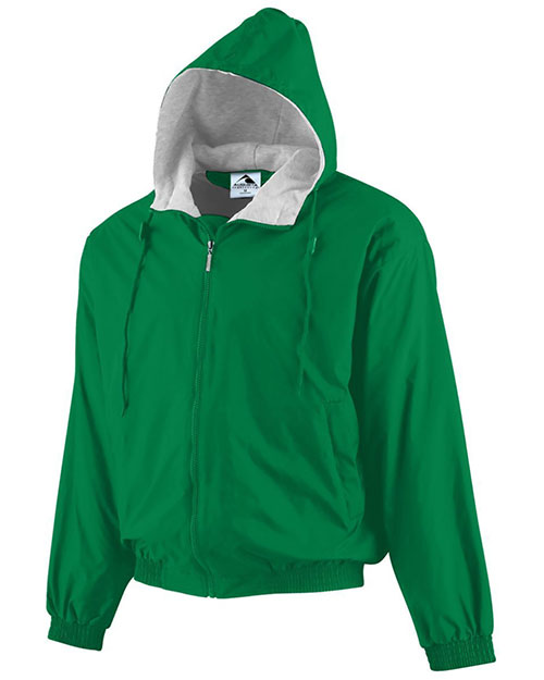 Augusta Sportswear 3280 Hooded Taffeta Jacket/Fleece Lined at GotApparel