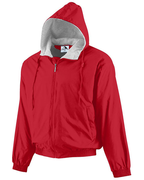 Augusta Sportswear 3281  Youth Hooded Taffeta Jacket/Fleece Lined at GotApparel