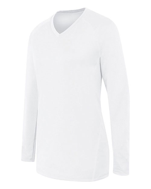 Augusta 342162 Women Ladies Long Sleeve Solid Jersey at GotApparel
