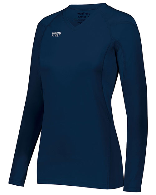 Augusta 342213 Girls TruHit Long Sleeve Jersey at GotApparel
