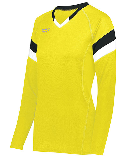 Augusta 342242 Women Ladies TruHit Tri-Color Long Sleeve Jersey at GotApparel