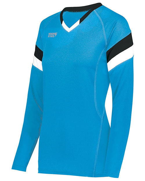 Augusta 342242 Women Ladies TruHit Tri-Color Long Sleeve Jersey at GotApparel