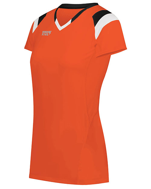 Augusta 342252 Women Ladies TruHit Tri-Color Short Sleeve Jersey at GotApparel