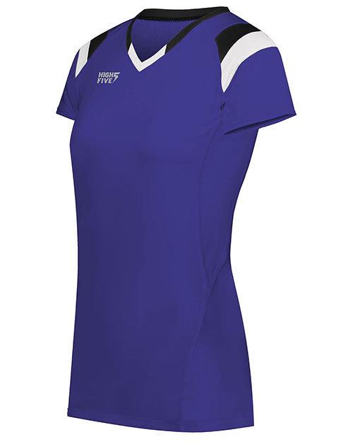 Augusta 342252 Women Ladies TruHit Tri-Color Short Sleeve Jersey at GotApparel