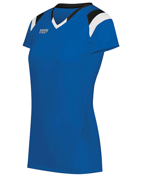 Augusta 342252 Women Ladies TruHit Tri-Color Short Sleeve Jersey at GotApparel