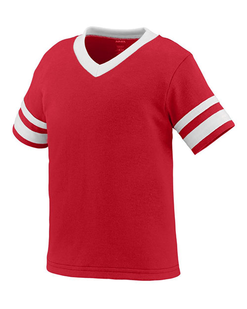 Augusta 362 Toddlers Sleeve Stripe Jersey at GotApparel