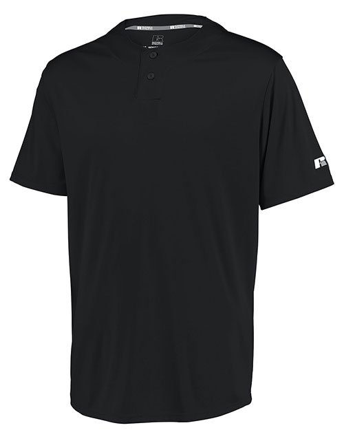 Augusta 3R7X2M Men Performance Two-Button Solid Jersey at GotApparel