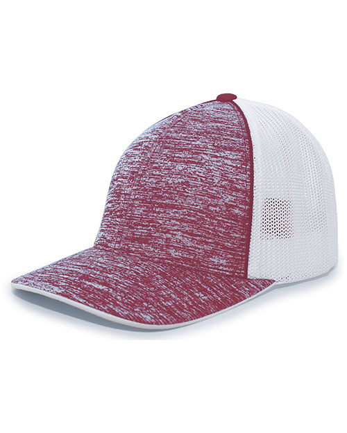 Augusta 406F  Aggressive Heather Trucker PacFlex Cap at GotApparel