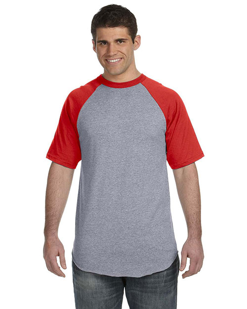 Augusta Sportswear 423 Baseball Short Sleeve Tee 2.0 at GotApparel