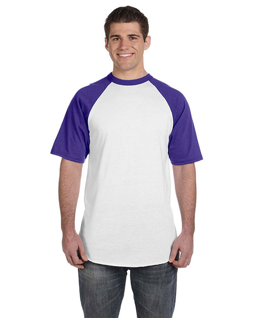 Augusta Sportswear 423 Baseball Short Sleeve Tee 2.0 at GotApparel