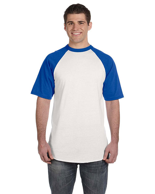 Augusta Sportswear 423 Baseball Short Sleeve Tee 2.0 at GotApparel