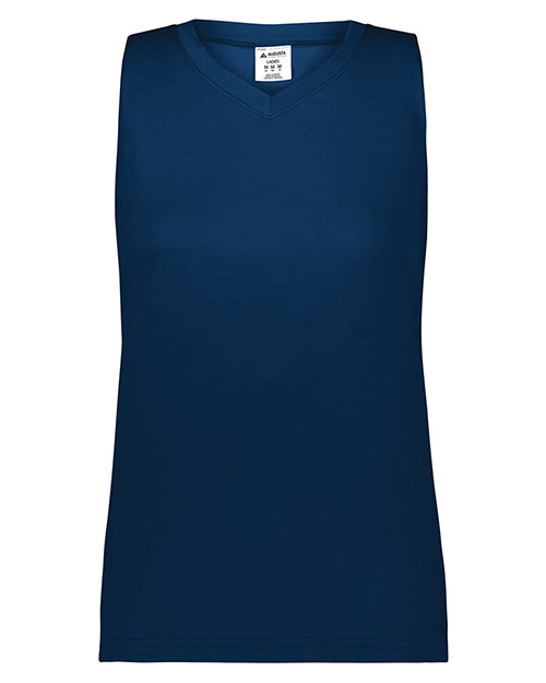 Augusta Sportswear 4795  Girls Attain Wicking Sleeveless Jersey at GotApparel