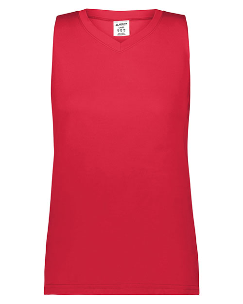Augusta Sportswear 4795 Girls Attain Wicking Sleeveless Jersey at GotApparel