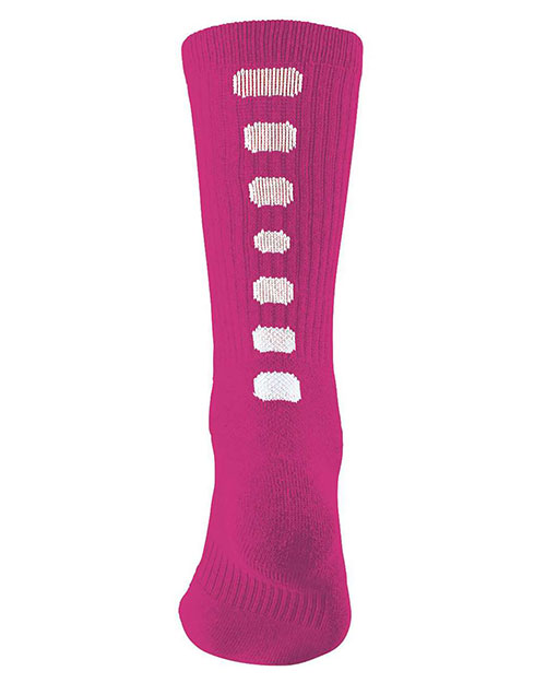 Augusta 6091 Women Color Block Crew Sock at GotApparel