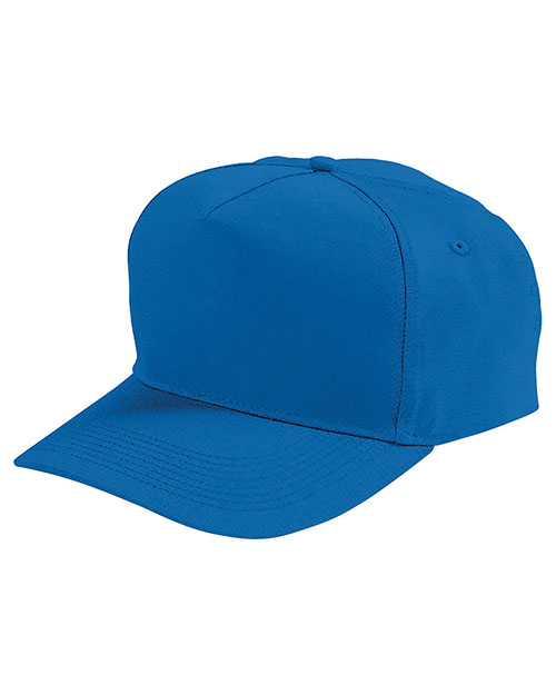 Augusta Sportswear 6202 Five-Panel Cotton Twill Cap at GotApparel