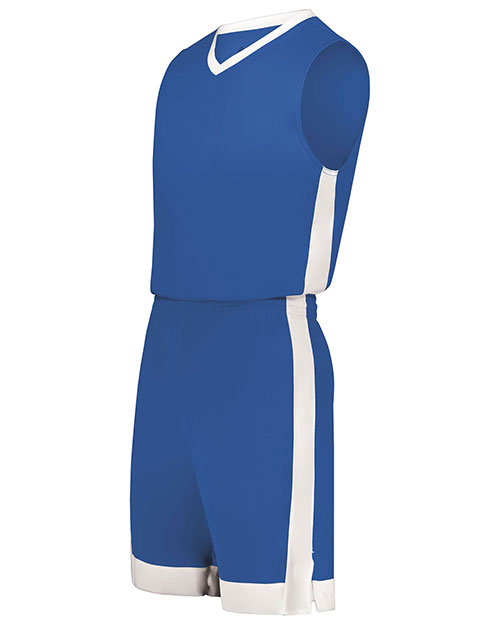 Augusta 6890 Boys Youth Match-Up Basketball Shorts at GotApparel