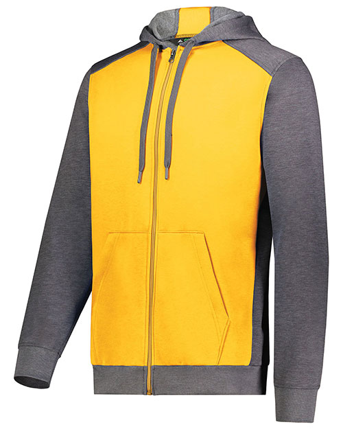 Augusta 6899 Men Three-Season Fleece Full Zip Hoodie at GotApparel