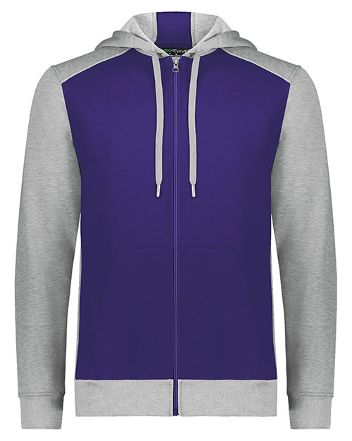 Augusta 6899 Men Three-Season Fleece Full Zip Hoodie at GotApparel