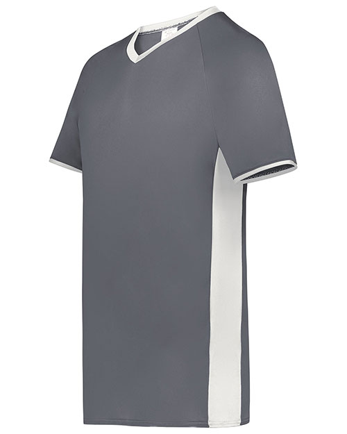 Augusta 6908 Boys Youth Cutter+ V-Neck Jersey at GotApparel