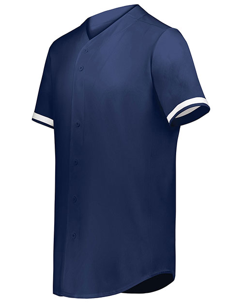 Augusta 6909 Men Cutter+ Full Button Baseball Jersey at GotApparel