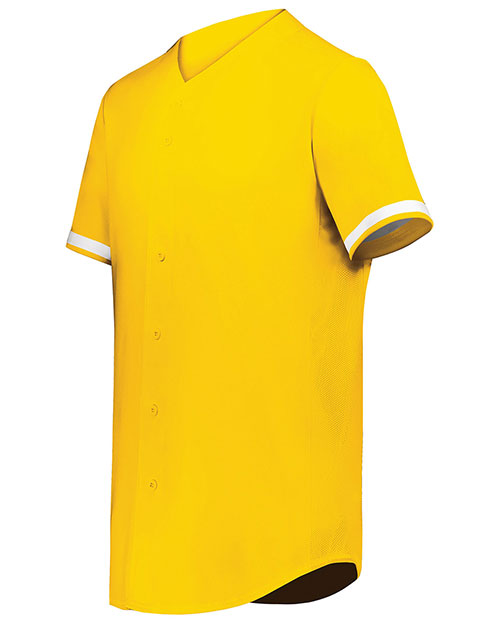 Augusta 6910 Boys Youth Cutter+ Full Button Baseball Jersey at GotApparel