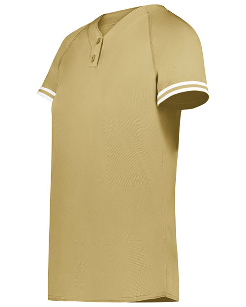 Augusta 6917 Women Ladies Cutter+ Henley Jersey at GotApparel