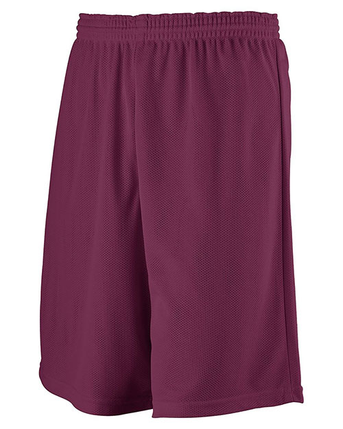 Augusta 738 Men Longer Length Mini Mesh League Short at GotApparel