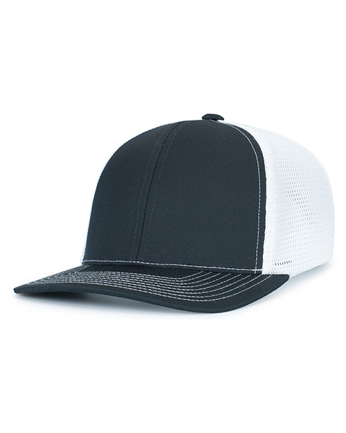 Augusta P151S Contrast Stitch Trucker PacFlex Snapback Cap at GotApparel