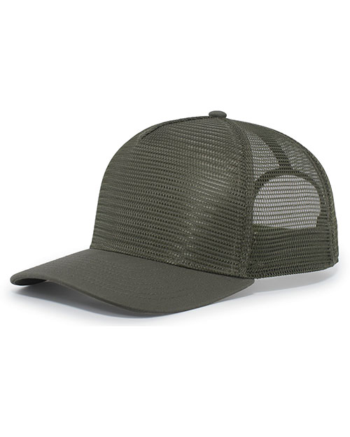 Augusta P724  5-Panel Mesh Overlay Trucker Snapback at GotApparel