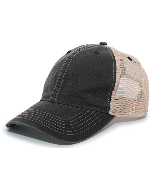 Augusta V37 Vintage "Dirty" Trucker Snapback Cap at GotApparel