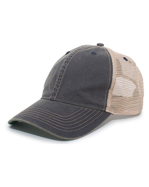 Augusta V37 Vintage "Dirty" Trucker Snapback Cap at GotApparel