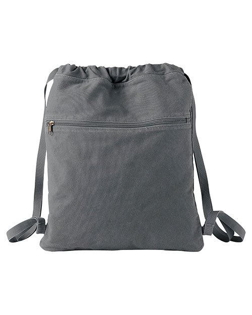 Authentic Pigment 1901 Unisex 14 Oz Canvas Cinch Sack at GotApparel
