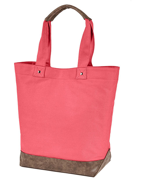 Authentic Pigment AP1921 Canvas Resort Tote at GotApparel