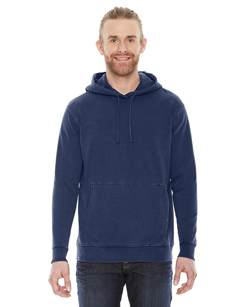 Authentic Pigment AP207 MenFrench Terry Hoodie at GotApparel