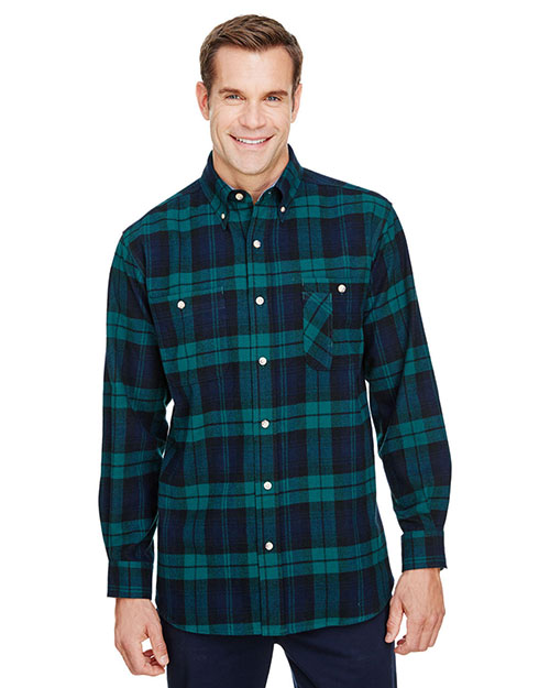 Backpacker BP7001T Men Tall Yarn-Dyed Flannel Shirt at GotApparel