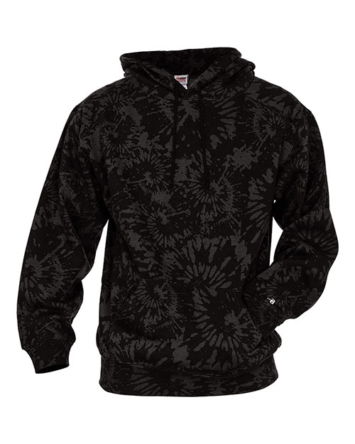 Badger 1275 Unisex Tie-Dyed Triblend Hooded Sweatshirt at GotApparel