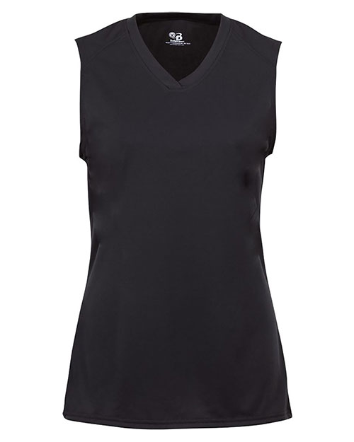 Badger 2163 Girls' B-Core Sleeveless T-Shirt at GotApparel