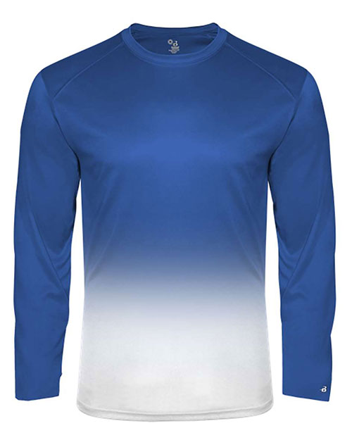 Badger 2204 Youth Ombre Long Sleeve T-Shirt at GotApparel