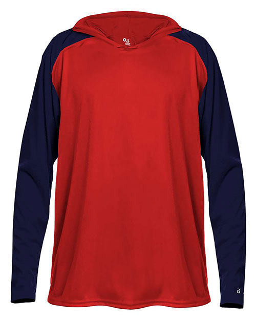 Badger 2235 Boys Breakout Youth Hooded T-Shirt at GotApparel