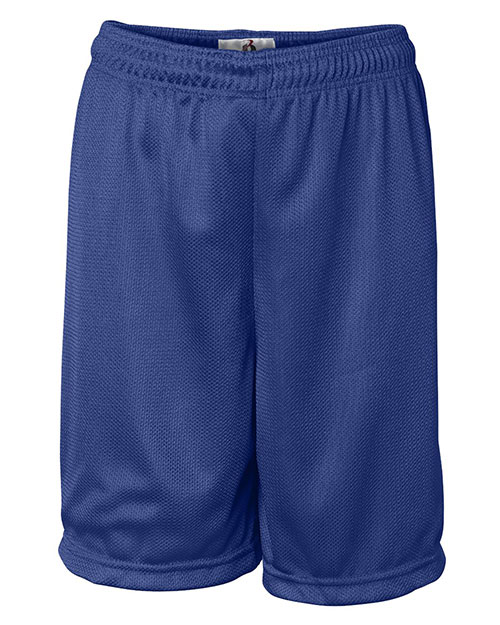 Badger 2237 Youth Mini Mesh 6'' Inseam Shorts at GotApparel
