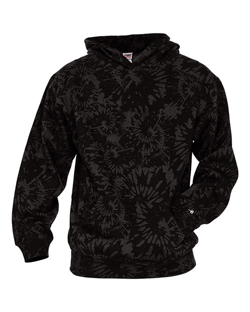 Badger 2275 Youth Tie-Dyed Triblend Hooded Sweatshirt at GotApparel