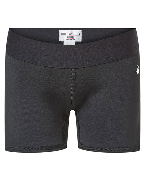 Badger 2629  Girls' Pro-Compression Shorts at GotApparel